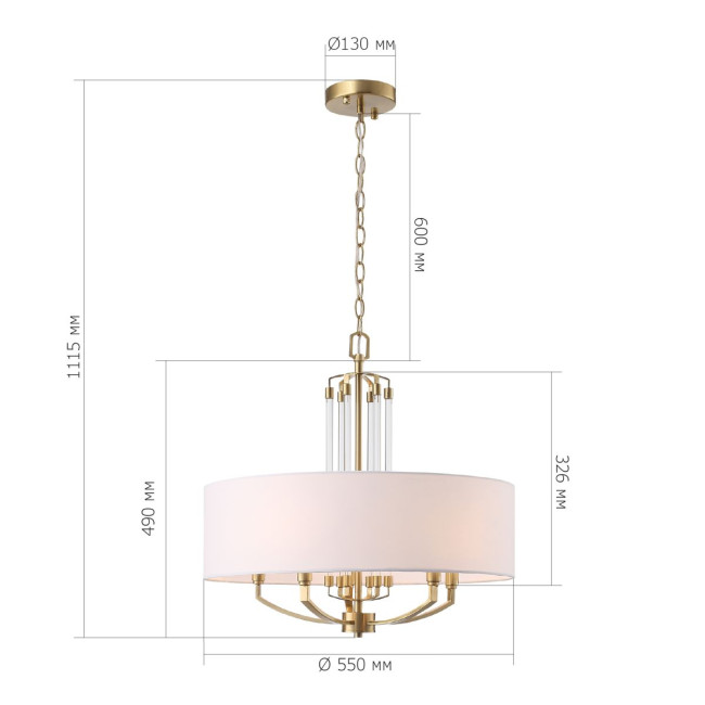 Подвесная люстра  ST Luce Опал SL1403.303.05