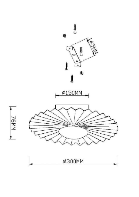 Настенный светильник Maytoni Fiore MOD233WL-L11BS3K