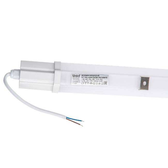 Линейный светильник Uniel ULT-V45-45W/6500K IP65 WHITE UL-00011784 Линейный светильник Uniel ULT-V45-45W/6500K IP65 WHITE UL-00011784