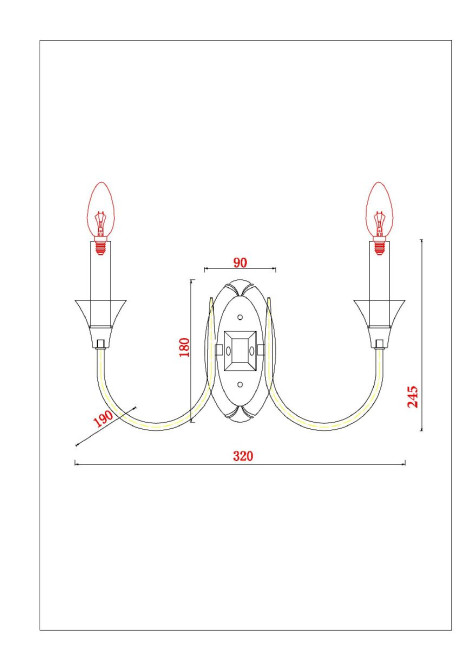 Бра Arte Lamp Collinetta A4094AP-2WH Бра Arte Lamp Collinetta A4094AP-2WH