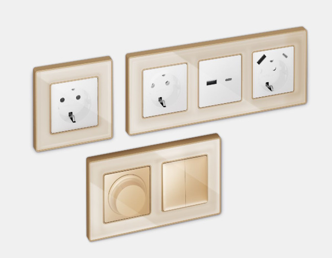 Рамка двухместная Ambrella Volt Arctic AF580342 Рамка двухместная Ambrella Volt Arctic AF580342