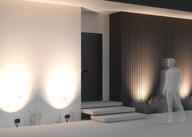 Ландшафтный светильник Maytoni Ares O309FL-L18B3K