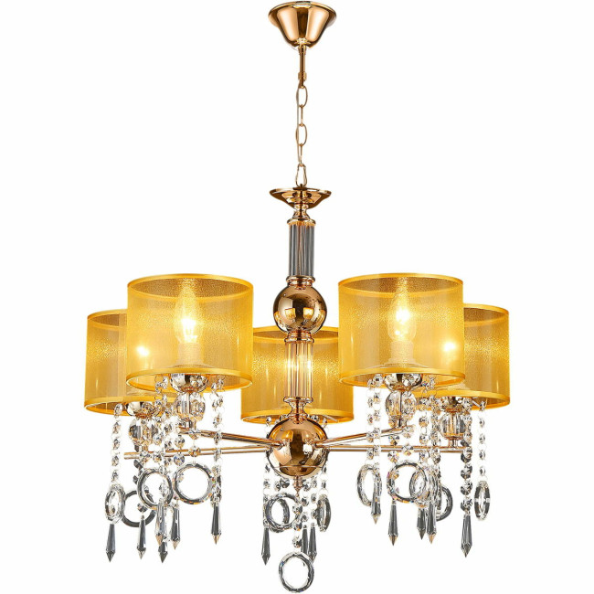 Подвесная люстра Illumico IL6219-5P-27 GD Подвесная люстра Illumico IL6219-5P-27 GD