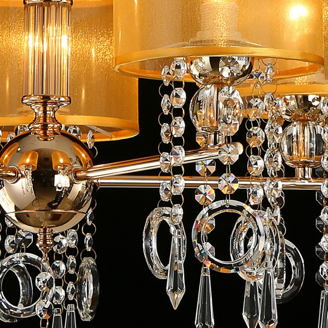 Подвесная люстра Illumico IL6219-5P-27 GD Подвесная люстра Illumico IL6219-5P-27 GD