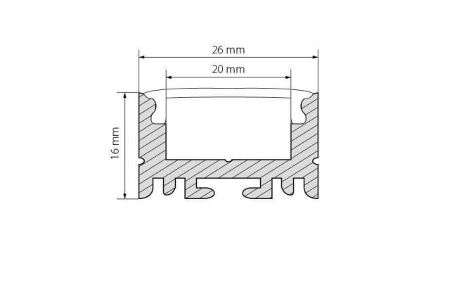 Профиль Arlight ARH-LINE-1726-2000 ANOD 018674