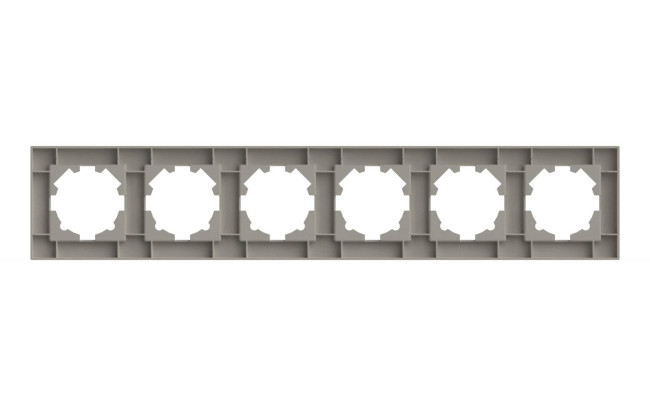 Рамка шестиместная ELBI Vega 510-010200-252 Рамка шестиместная ELBI Vega 510-010200-252