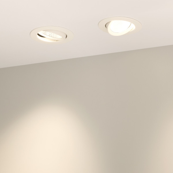 Встраиваемый светильник Arlight LTD-Polar-Turn-R80-5W Warm3000 032857 Встраиваемый светильник Arlight LTD-Polar-Turn-R80-5W Warm3000 032857