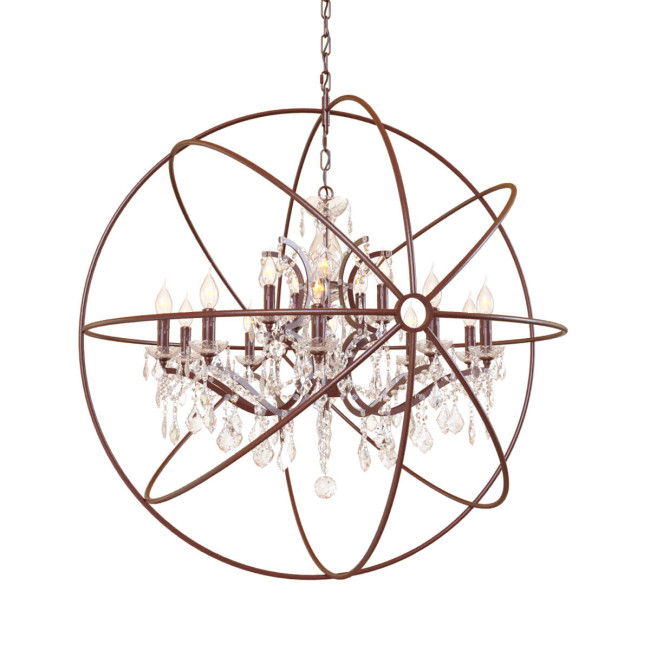 Подвесная люстра LOFT IT Foucaults orb crystal Loft1897/15 Подвесная люстра LOFT IT Foucaults orb crystal Loft1897/15