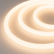 Светодиодная лента герметичная Arlight MOONLIGHT-TOP-A336-D25mm 24V Warm2300 360deg 14.4 W/m, IP65, 2835, 5m, wire x1 038748