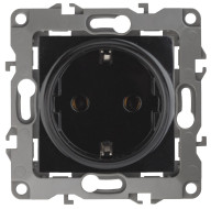 Розетка 2P+E Schuko со шторками Эра 12-2102-06 Б0014692