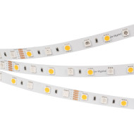 Светодиодная лента Arlight RT-B60-10mm 24V RGBW-Warm (14.4 W/m, IP20, 5m) (Открытый) 018327(3)