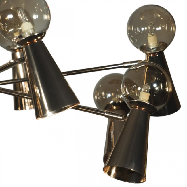 Люстра на штанге Loft IT Halley 10046/10 Gold