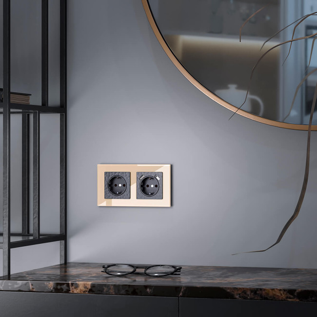 Лицевая панель Werkel Hammer черный 4690389163005 Лицевая панель Werkel Hammer черный 4690389163005