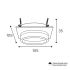 Встраиваемый светильник Wolta Luce WDL-GX53/06W-S Встраиваемый светильник Wolta Luce WDL-GX53/06W-S