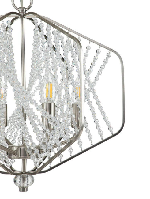 Подвесная люстра Indigo Ballo 12004/6P Nickel V000276