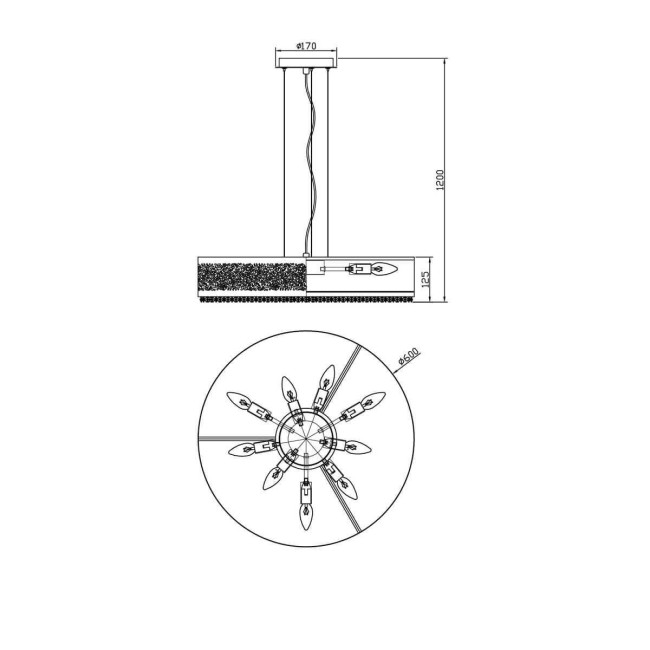 Подвесной светильник Lucia Tucci Fabian 1552.9 Gold Подвесной светильник Lucia Tucci Fabian 1552.9 Gold
