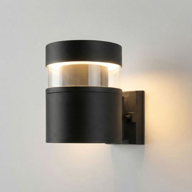 Уличный настенный светильник Elektrostandard 1530 TECHNO LED черный 4690389219139 a072083 Уличный настенный светильник Elektrostandard 1530 TECHNO LED черный 4690389219139 a072083