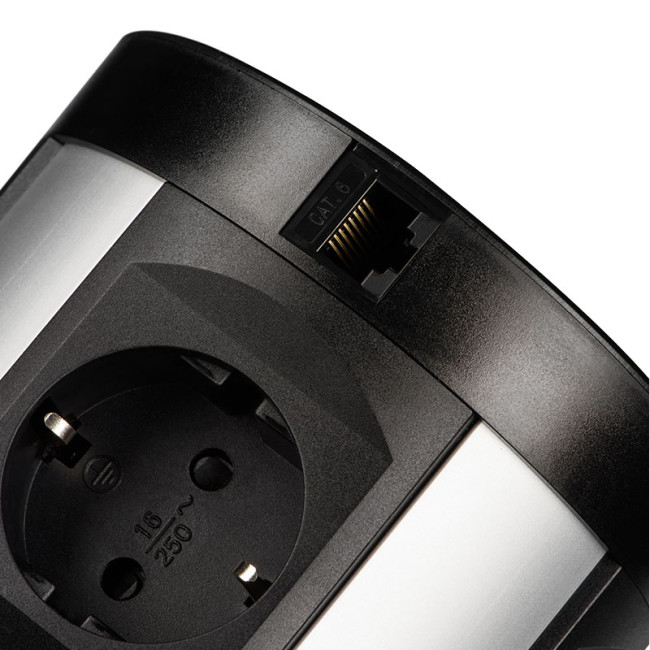 Блок розеток 107J (4 секции, 2 USB и RJ-45) Mebax 00-00001466 Блок розеток 107J (4 секции, 2 USB и RJ-45) Mebax 00-00001466