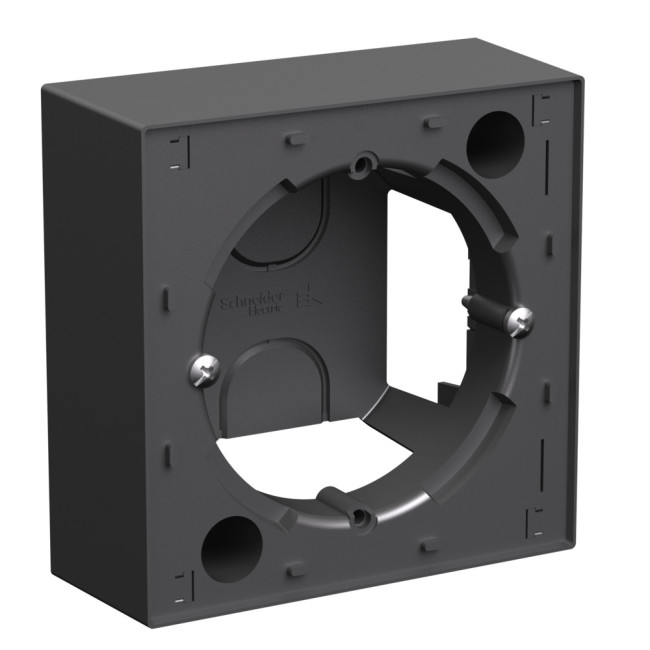 Коробка для наружного монтажа Systeme Electric AtlasDesign Базальт ATN001400 Коробка для наружного монтажа Systeme Electric AtlasDesign Базальт ATN001400