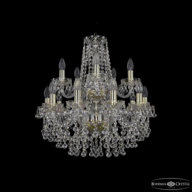 Подвесная люстра Bohemia Ivele Crystal 1409/10+5/195/2d G