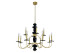 Подвесная люстра Newport Vanessa 3878+4/С brass М0070883 Подвесная люстра Newport Vanessa 3878+4/С brass М0070883