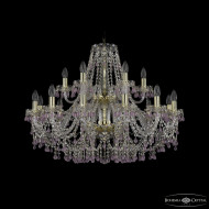 Подвесная люстра Bohemia Ivele Crystal 1410/10+5/300/2d G V7010 Подвесная люстра Bohemia Ivele Crystal 1410/10+5/300/2d G V7010