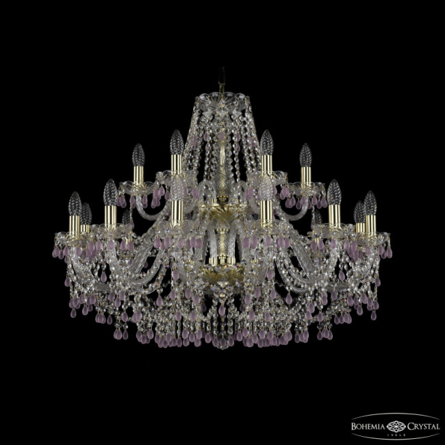 Подвесная люстра Bohemia Ivele Crystal 1410/10+5/300/2d G V7010 Подвесная люстра Bohemia Ivele Crystal 1410/10+5/300/2d G V7010