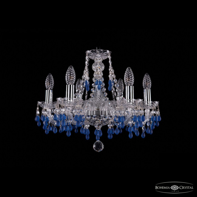 Подвесная люстра Bohemia Ivele Crystal 1410/6/160 Ni V3001