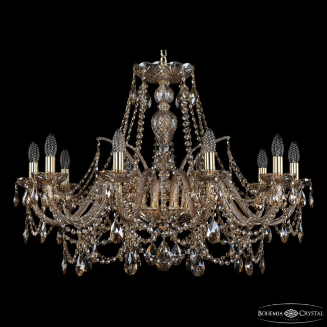 Подвесная люстра Bohemia Ivele Crystal 1411/10/300 G M721