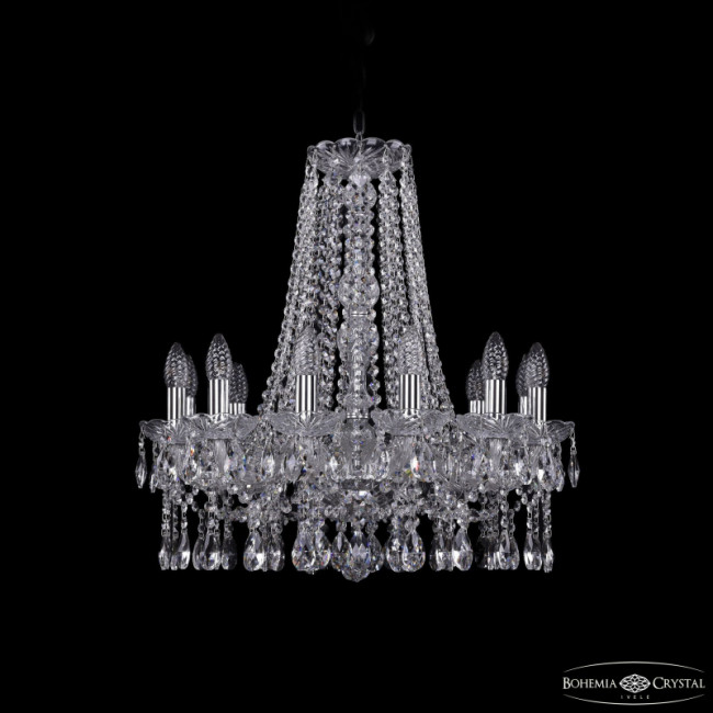 Подвесная люстра Bohemia Ivele Crystal 1413/12/200/h-60 Ni