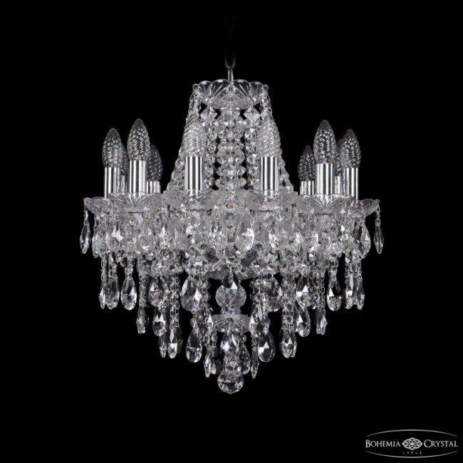 Подвесная люстра Bohemia Ivele Crystal 1415/12/141 Ni Подвесная люстра Bohemia Ivele Crystal 1415/12/141 Ni