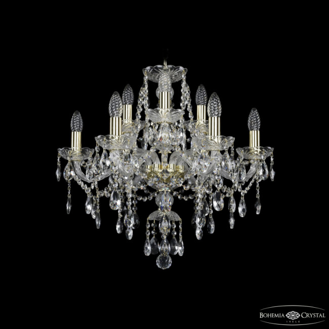 Подвесная люстра Bohemia Ivele Crystal 1415/6+3/200 G Подвесная люстра Bohemia Ivele Crystal 1415/6+3/200 G