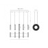 Подвесная люстра iLedex Crystal ice 4460-5 72W CR Подвесная люстра iLedex Crystal ice 4460-5 72W CR