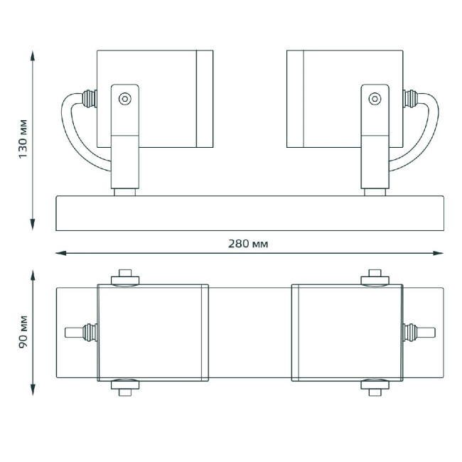 Уличный настенный светильник Gauss Sonata GD153