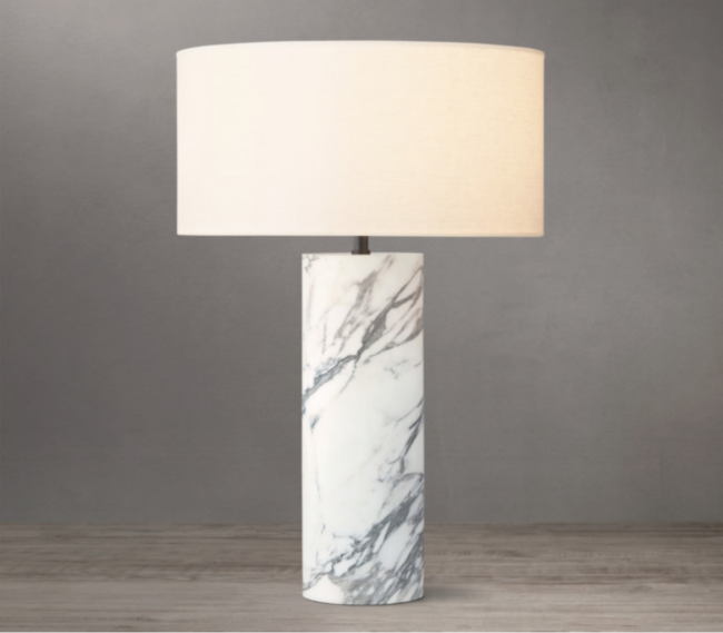 Настольная лампа Delight Collection 5003T white marble