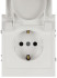 Розетка ЭРА Arktik 16-2103-01 с заземлением 2P+E Schuko со шторками с крышкой 16А-250В белый Б0070434
