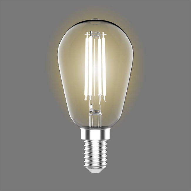 Лампа светодиодная филаментная Gauss E14 4,5W 2700K прозрачная 1141115 Лампа светодиодная филаментная Gauss E14 4,5W 2700K прозрачная 1141115