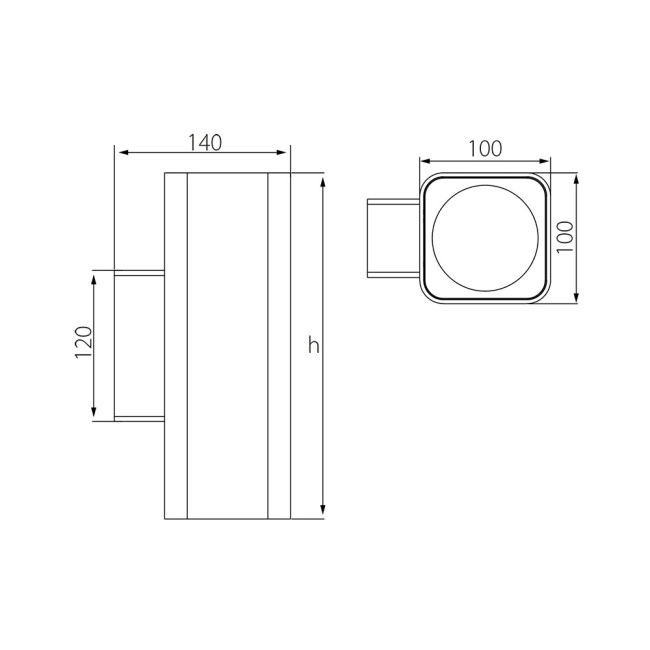 Уличный настенный светильник Fiberli SSA100 11230102 Уличный настенный светильник Fiberli SSA100 11230102