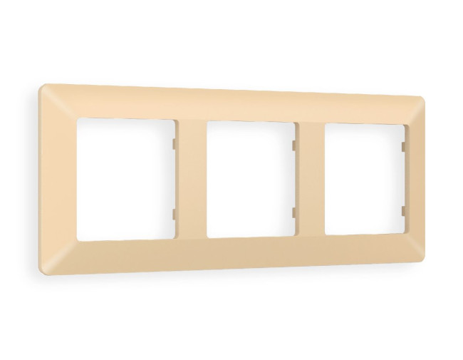 Рамка трехместная Ambrella Volt Line AF110603