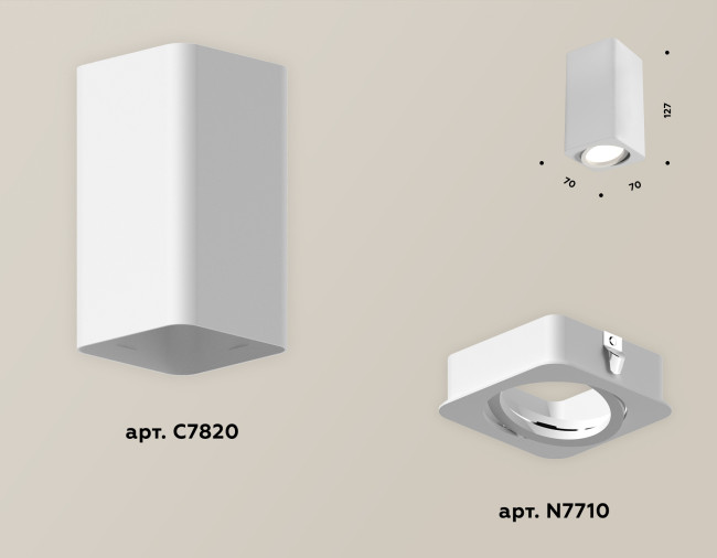Потолочный светильник Ambrella Light Techno Spot XS7820010 (C7820, N7710) Потолочный светильник Ambrella Light Techno Spot XS7820010 (C7820, N7710)