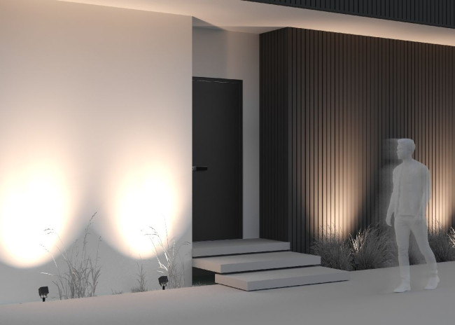 Ландшафтный светильник Maytoni Ares O309FL-L8B3K