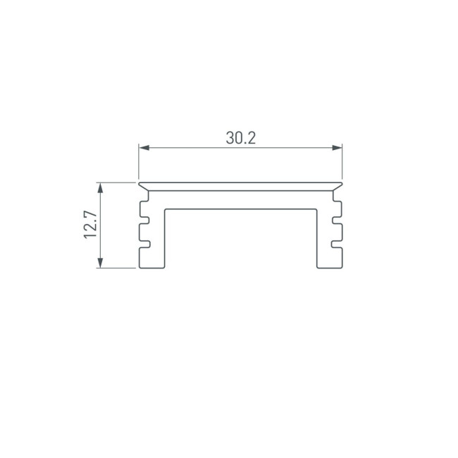 Экран Arlight LINE-3535-BENT-SIDE-2M OPAL 055987 Экран Arlight LINE-3535-BENT-SIDE-2M OPAL 055987