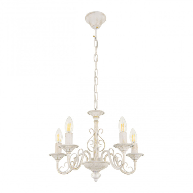 Подвесная люстра Arte Milano 342620/5 WT+G Подвесная люстра Arte Milano 342620/5 WT+G