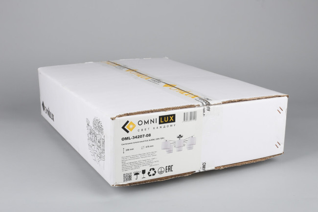 Потолочная люстра Omnilux Neviano OML-34207-08 Потолочная люстра Omnilux Neviano OML-34207-08