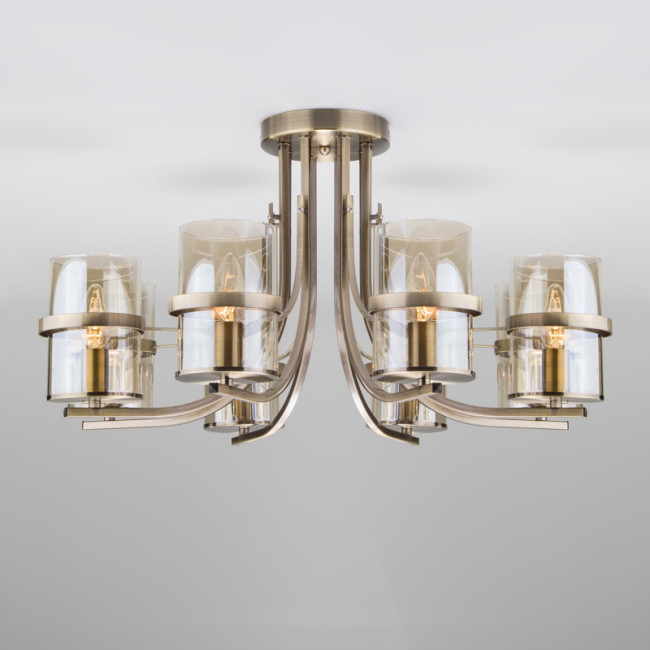 Потолочная люстра Eurosvet Coppa 60085/8 античная бронза