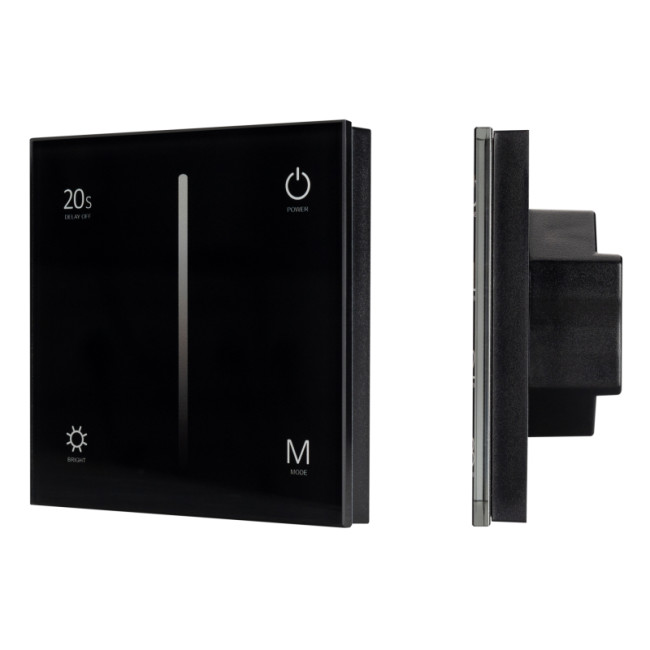 Панель Arlight Smart-P35-Dim-IN Black (230V, 0-10V, Sens, 2.4G) 028113 Панель Arlight Smart-P35-Dim-IN Black (230V, 0-10V, Sens, 2.4G) 028113