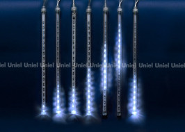 Уличная светодиодная гирлянда (11120) Uniel занавес 220V синий ULD-E2403-144/DTK BLUE IP44 METEOR