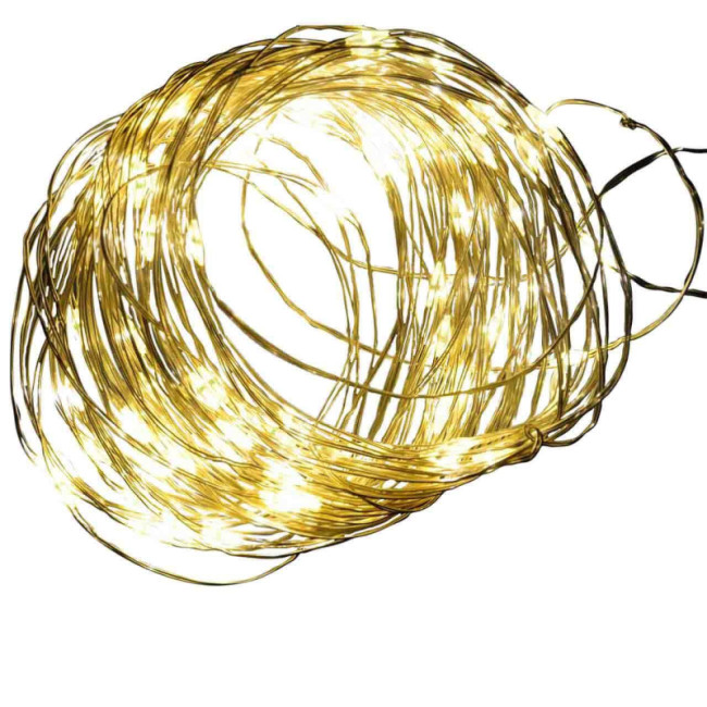 Светодиодная гирлянда (UL-00005482) Uniel Роса теплый белый ULD-S1000-100/SCB/3AA Warm White IP20 Dew Светодиодная гирлянда (UL-00005482) Uniel Роса теплый белый ULD-S1000-100/SCB/3AA Warm White IP20 Dew