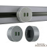Трековая розетка Arte Milano Am-track-sockets 380011TS/USBx2 Grey Трековая розетка Arte Milano Am-track-sockets 380011TS/USBx2 Grey