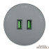 Трековая розетка Arte Milano Am-track-sockets 380011TS/USBx2 Grey Трековая розетка Arte Milano Am-track-sockets 380011TS/USBx2 Grey
